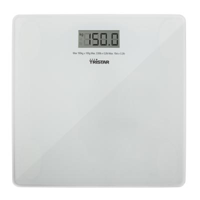Tristar WG-2419 Personenweegschaal Weegbereik (max.)=150 kg Wit Tristar WG-2419 Personenweegschaal Weegbereik (max.)=150 kg Wit