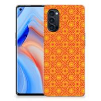 OPPO Reno4 Pro 5G TPU bumper Batik Oranje - thumbnail