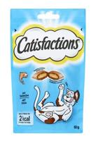 Catisfactions met zalm kattensnack 6 x 60 g - thumbnail