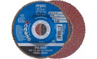 PFERD TOOLS 67706115 PFC 115 A 60 SG STEELOX Lamellenschijf Diameter 115 mm Boordiameter 22.23 mm RVS, Staal 10 stuk(s) - thumbnail