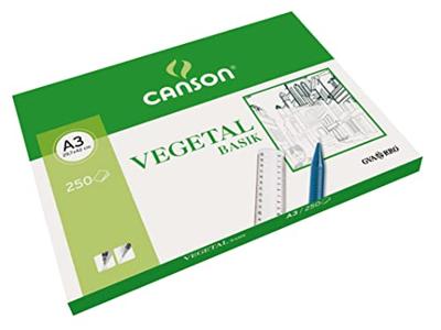 Plantaardig papier Canson Basik 250 Lakens 90 g/m² 29,7 x 42 cm