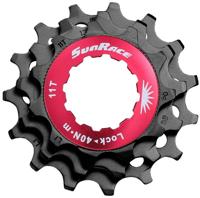 Shimano Sunrace sluitring met kransjes 12v 11/13/15t zwart - thumbnail