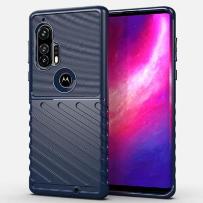 Voor Motorola Edge Plus Thunderbolt Shockproof TPU Soft Case (Navy Blue) Voor Motorola Edge Plus Thunderbolt Shockproof TPU Soft Case (Navy Blue)