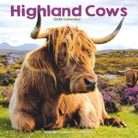 Highland Cows Calendar 2026 Square Animal Wall Calendar - 16 Month - thumbnail