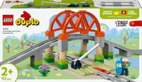 LEGO® DUPLO 10426 Treinbrug en rails uitbreidingsset - thumbnail