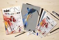 Clairefontaine Painton Mixmedia - Blok - 250 gr - 24 Blad - 6 x 4 Kleuren - thumbnail