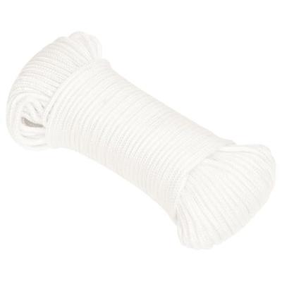 VidaXL Boottouw 5 mm 500 m polypropyleen volwit VidaXL Boottouw 5 mm 500 m polypropyleen volwit