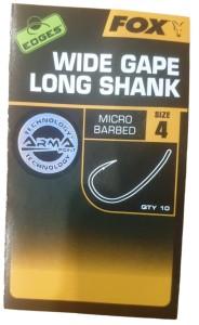Fox Edges Armapoint Super Wide Gape Long Shank Size 4