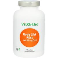 Vitortho Rode Gist Rijst met 35mg Q10 Vegicaps - thumbnail