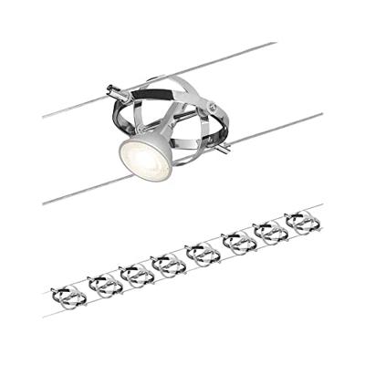 Paulmann Cardan 94153 Kabelsysteem compleet GU5.3 80 W Chroom, Chroom (mat)