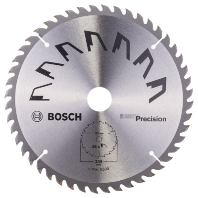 Bosch Accessoires Cirkelzaagblad Precision 235X2X30/25,T48 - 2609256877 Bosch Accessoires Cirkelzaagblad Precision 235X2X30/25,T48 - 2609256877