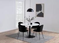Sohome Ronde Eettafel 'Rune' 110cm, kleur Wit Marmer - thumbnail