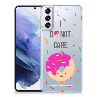 Samsung Galaxy S21 Plus | Siliconen Case | Donut Roze