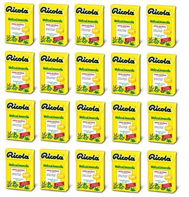 Ricola - Citroen Munt Suikervrij - 20x 50g