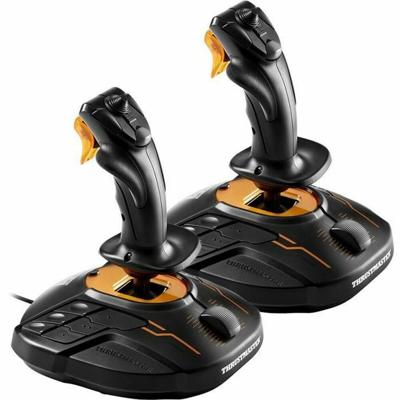 Thrustmaster T.16000M Space Sim Duo Stick Vliegsimulator joystick PC Zwart, Oranje