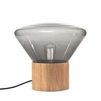 Brokis Muffin Medium Vloerlamp - Eiken - Rookgrijs - thumbnail