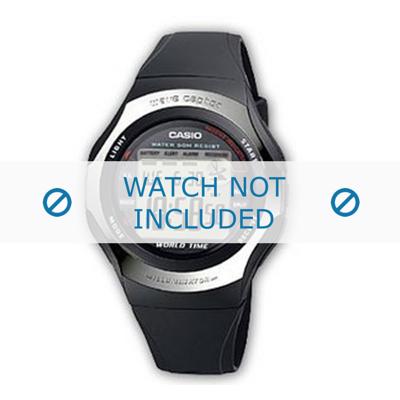 Casio horlogeband WV-56H-1AVER Rubber Zwart Casio horlogeband WV-56H-1AVER Rubber Zwart