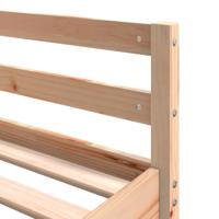 Hoogslaper met bureau en ladder massief grenenhout 140x200 cm - thumbnail