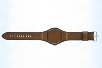 Horlogeband Fossil FS5524 Onderliggend Leder Bruin 22mm - thumbnail