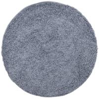 VidaXL Vloerkleed pamplona shaggy hoogpolig modern ø 240 cm blauw - thumbnail