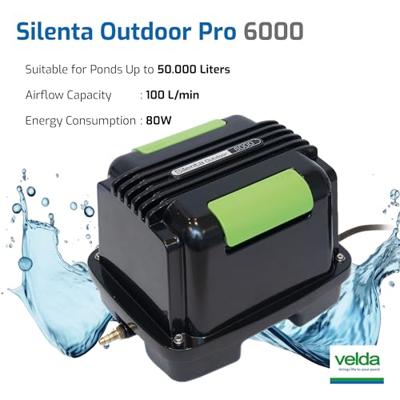 Luchtpomp Silenta Pro 6000 Velda - Velda Luchtpomp Silenta Pro 6000 Velda - Velda