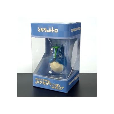 My Neighbor Totoro Round Bottomed Figurine Mid Totoro with leaf 6 cm