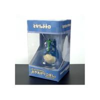 My Neighbor Totoro Round Bottomed Figurine Mid Totoro with leaf 6 cm - thumbnail