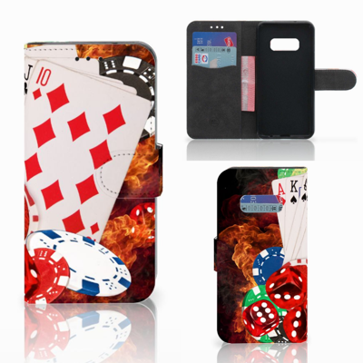 Samsung Galaxy S10e Wallet Case met Pasjes Casino Samsung Galaxy S10e Wallet Case met Pasjes Casino