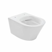 Wandcloset Wiesbaden Vesta | 52 cm | Rimless | Excl.Toiletzitting | Keramiek | Wit glans - thumbnail
