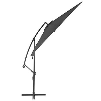 Zweefparasol met aluminium paal 300 cm antraciet