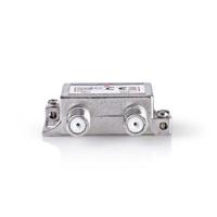 Nedis SSPL200ME Catv F-splitter Max 4,2 Db Versterking 5 - 1000 Mhz 2 Uitgangen - thumbnail
