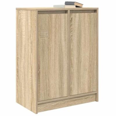 Dressoir 57x34x76 cm bewerkt hout sonoma eikenkleurig