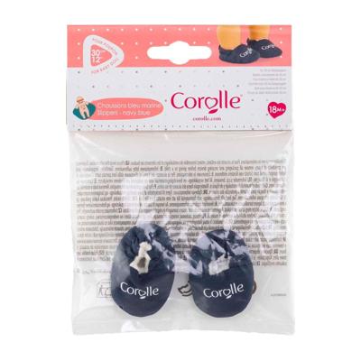 Corolle marineblauw slippers voor babypop 30cm