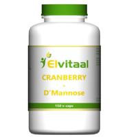 Elvitum Cranberry & D-Mannose 150 Vegetarische capsules - thumbnail