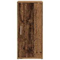 VidaXL Schoenenkast 32x35x70 cm bewerkt hout oud houtkleurig - thumbnail