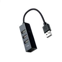 USB-HUB NANOCABLE 10.16.4404 Zwart (1 Stuks) - thumbnail