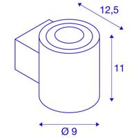 SLV Up - downlighterOculus 12,5cm zwart - 1004670 - thumbnail