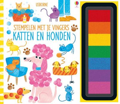 WPG Uitgevers Stempelen met je vingers - katten en honden