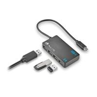 NGS WONDER IHUB4 - USB-C Hub, Bevat 4 Poorten, Hoge Snelheid Bestandsoverdracht, Compatibel met USB 1.0, USB 1.1, USB 2.0 en USB 3.0, Zwart - thumbnail