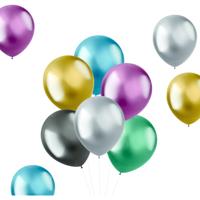 Ballonnenset Chrome Shine Multikleur (10st) - thumbnail