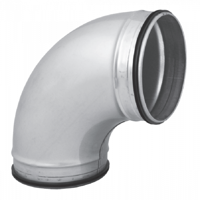 Filterfabriek huismerk Spirobocht 90 graden Ø125mm - Safe - thumbnail