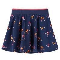 Kinderrokje met paddenstoelenprint 116 marineblauw - thumbnail