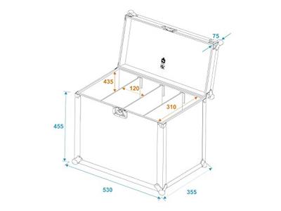 Roadinger Roadinger SLS Flightcase (l x b x h) 520 x 345 x 520 mm