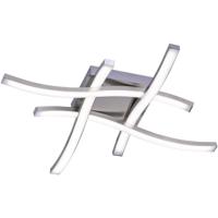 Vierkante LED Plafondlamp 20W Warm Wit 3000K Mat Nikkel Aluminium - thumbnail