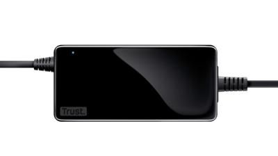 Trust Primo Universele 70W-laptopoplader Desktop accessoire Zwart Trust Primo Universele 70W-laptopoplader Desktop accessoire Zwart