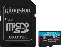 Canvas Go! Plus - Flashgeheugenkaart - microSDXC-naar-SD-adapter inbegrepen - 128 GB - A2 / Video Class V30 / UHS-I U3 / Class10 - microSDXC UHS-I - thumbnail