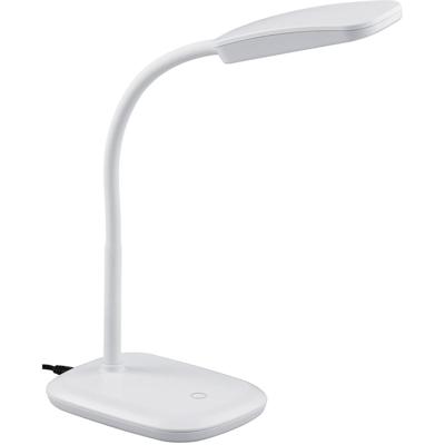 Trion Bolina LED Bureaulamp 3W - Dimbaar - Warm Wit 3000K - Glans Wit