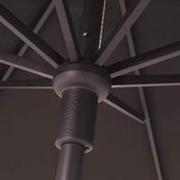 Stokparasol Syros luxe 280x280 cm Polyester grey zonwering - Madison - thumbnail