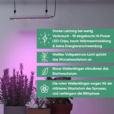 Venso LED-plantenlamp groei 65 cm 230 V LED vast ingebouwd 35 W RGBW 1 stuk(s) Venso LED-plantenlamp groei 65 cm 230 V LED vast ingebouwd 35 W RGBW 1 stuk(s)