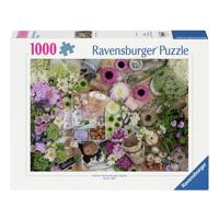 Ravensburger legpuzzel voor de liefde van bloemen, 1000st. - thumbnail